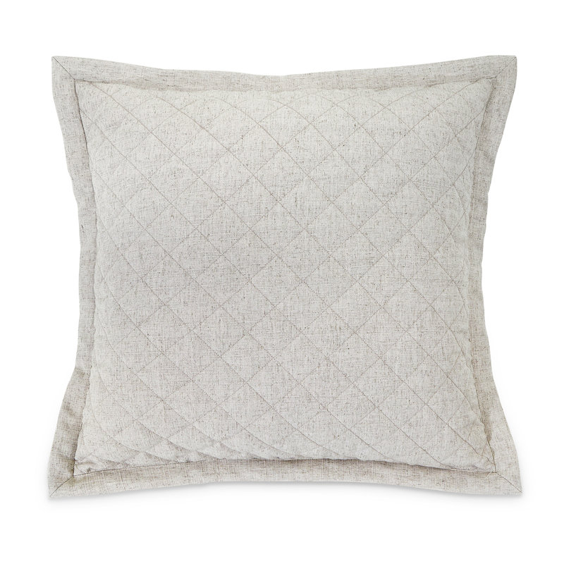 Aragoza Quilt, Queen Quilt + 2 Euro Shams, Gray