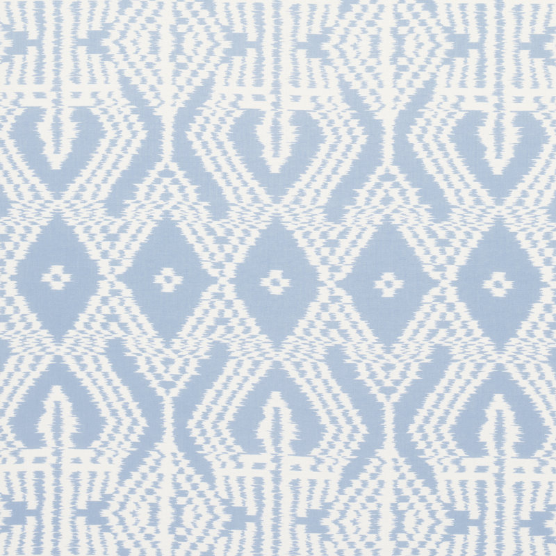 Asaka Ikat Fabric, Chambray