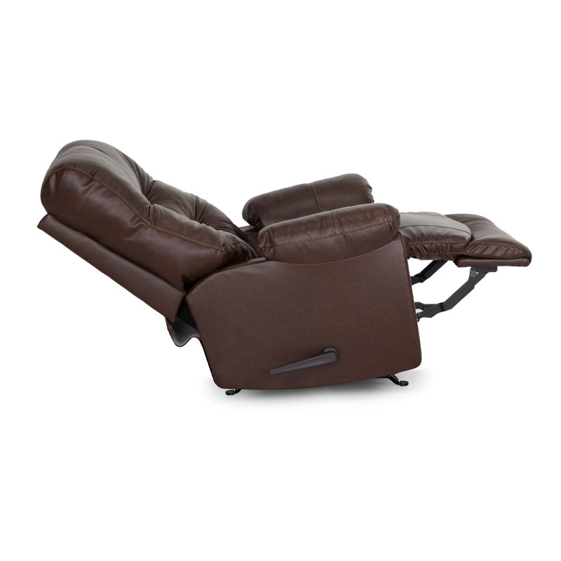 Eugenie 38" Wide Manual Rocker Standard Recliner, Brown