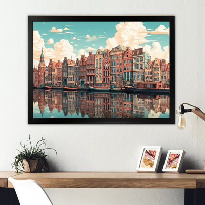 Peaceful Amsterdam II, reproduction d'art sur toile