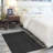 Mullican Sandy Solid Black Easy Care Indoor/Outdoor Area Rug-622675948