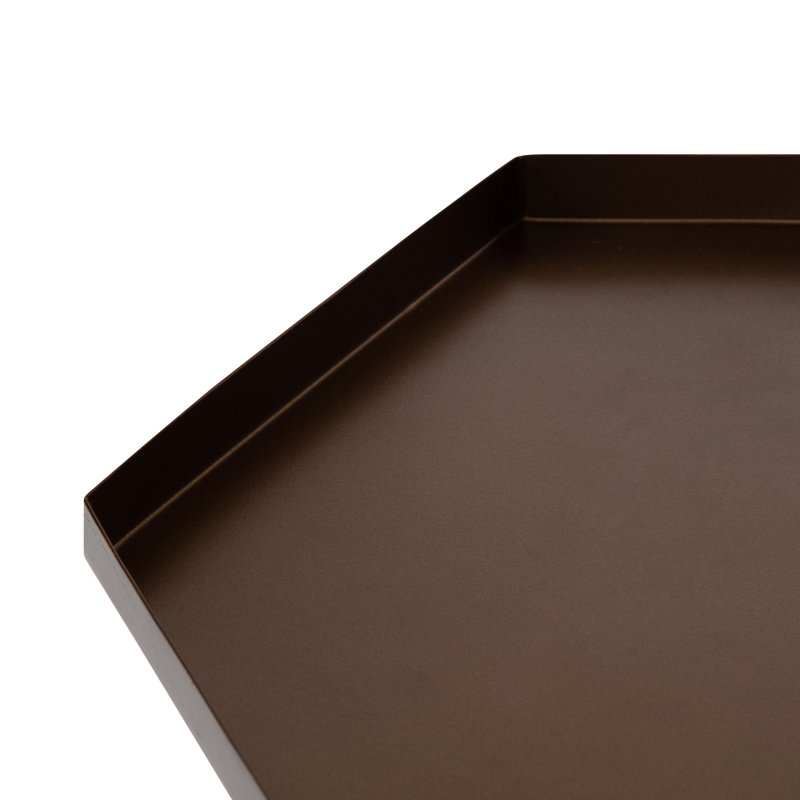 Alfie End Table, Bronze, Bronze