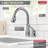 Leland Pull Down Single Handle Kitchen Faucet With Accessories-1975055205