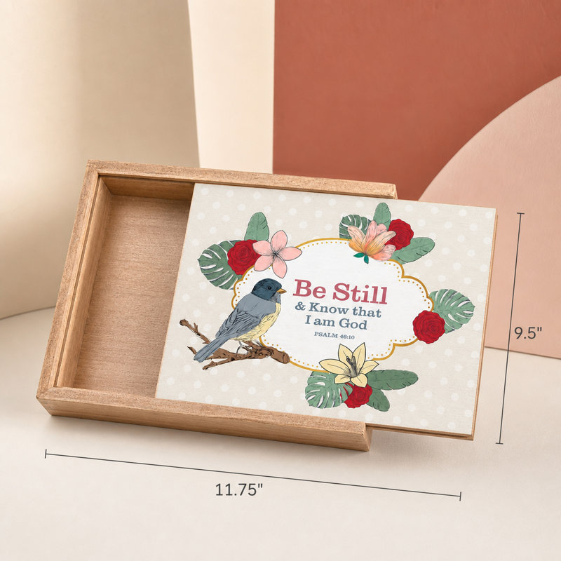Memory Box Bird Be Still & Know Large