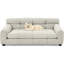 Lit confortable pour animaux de compagnie beige pour les grandes races - avec des pieds stables et une base pour chiens-1858384637