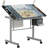 Craddock Adjustable Glass Top Drafting Table