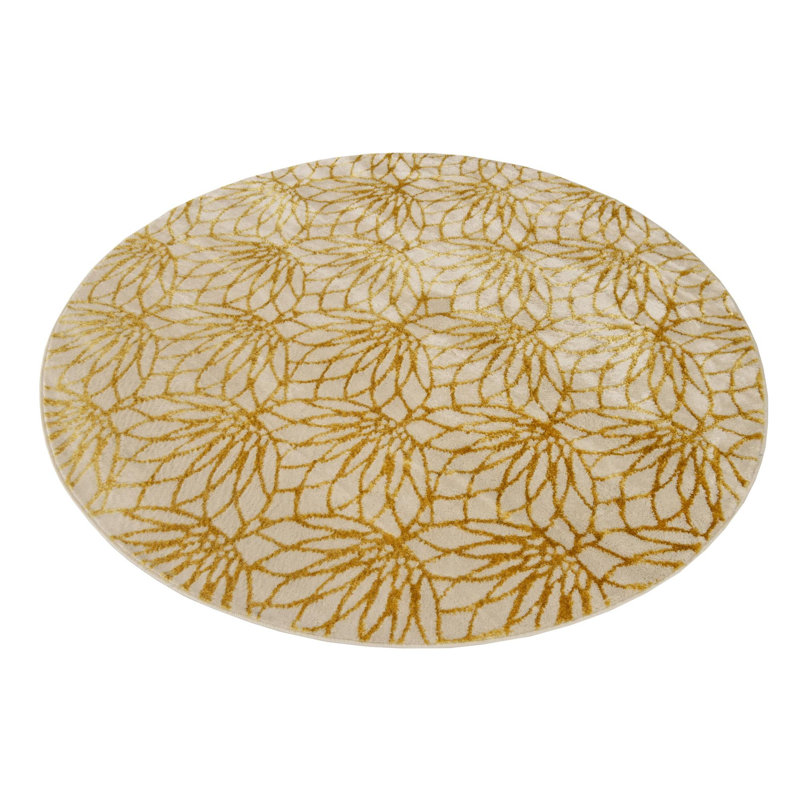 Friederieke Floral Indoor Rug, Round 3'3"