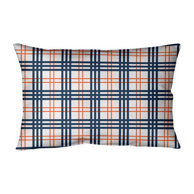 Plaid Reversible Throw Pillow