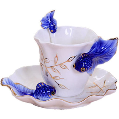 Goldfish coffee cup