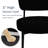 Modern Accent Chair, Upholstered Dining Chairs, Teddy Fabric Armless Dining Chair, Set with Backrest For Dining Room, Kitchen, Living Room-108788289