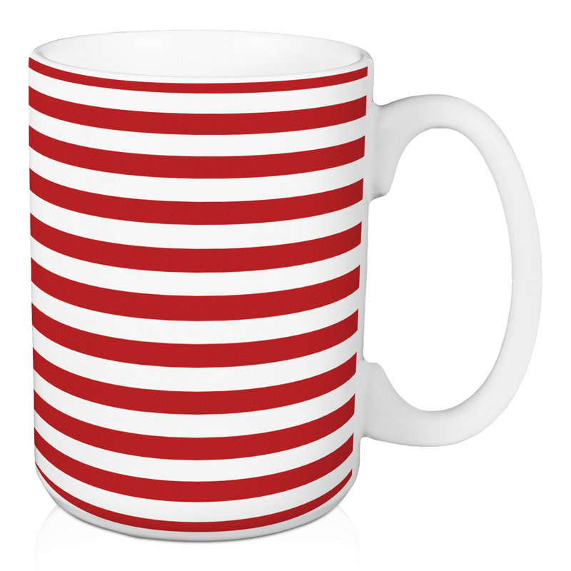 Grande tasse à café rayures Rigdon