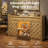 55" Sideboard Buffet Cabinet with Charging Station & LED Light, Coffee Bar Cabinet with Drawers, Pull-Out Shelf & Door Rack, Modern Storage Cabinet for Kitchen, Dining Room-1055632433
