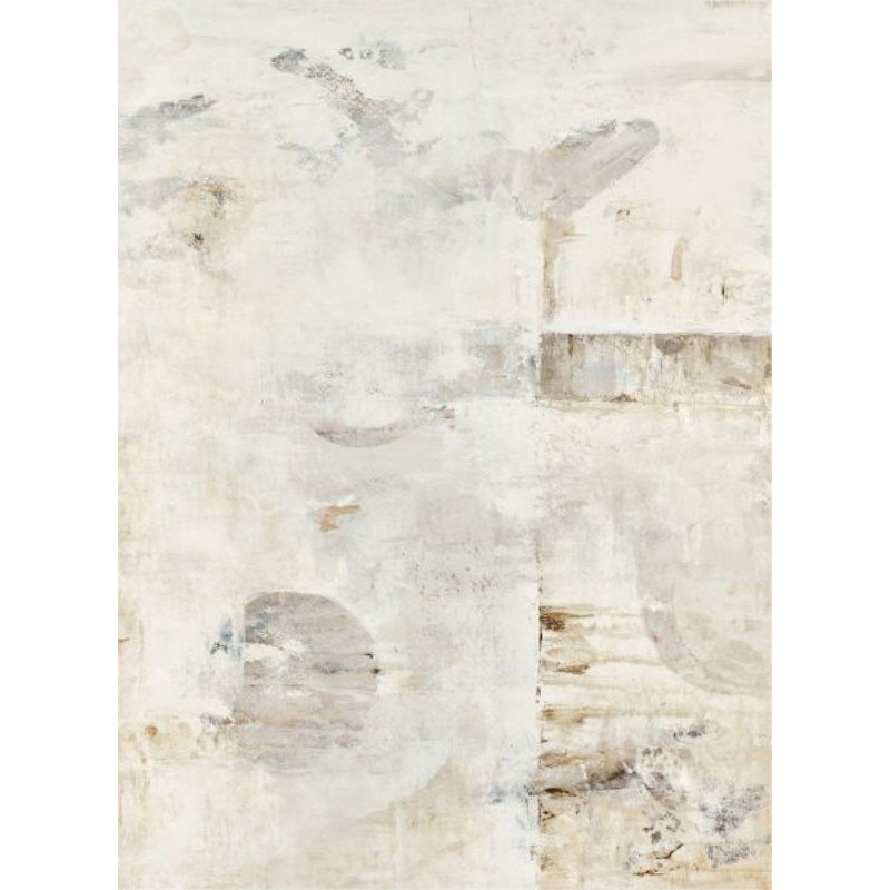 Gray Gesture Print by Sara Brown, 64" H x 47" W x 1.5" D, Outdoor