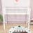 Classic Metal Loft Bed with Dual-Side Ladders-498580745