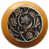 Antique Brass/Maple Wood