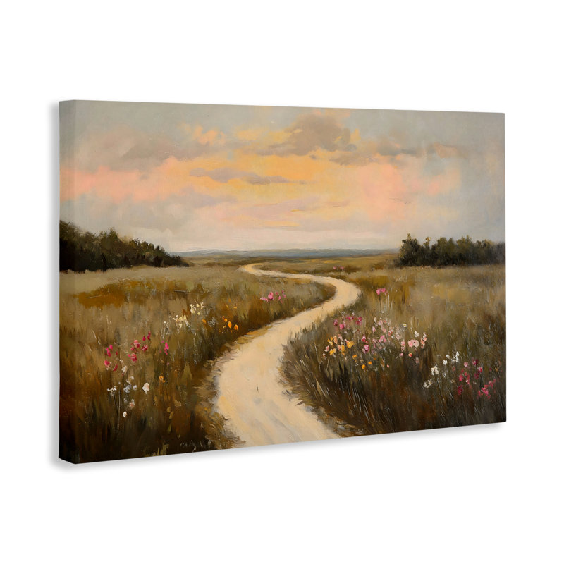 Chemin d'accès à la toile Sunset View, conception par Franklyn Gregory, H 16 po x l 24 po