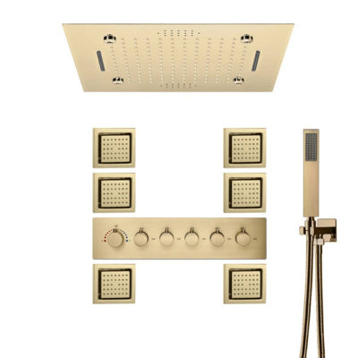 Thermostatic All-In-One Kit with Rough in-Valve