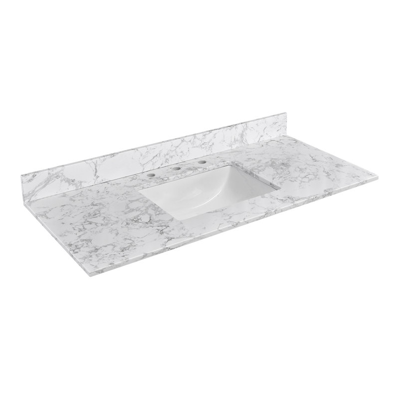 48'' Single Bathroom Vanity Top  With Engineered Stone Countertop   
