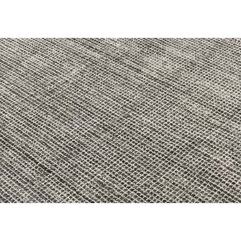 Tapis gris et gris clair de haute qualité noué à la main