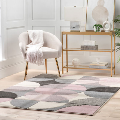 Astrid Geometric Synthetic Area Rug