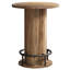 Table bistro de 31,51 po de largeur x 39,37 po de hauteur avec repose-pieds, parfaite pour les petits espaces et les rassemblements confortables