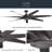 Kichler Lehr 80-inch Distressed Black Outdoor Ceiling Fan-816773803