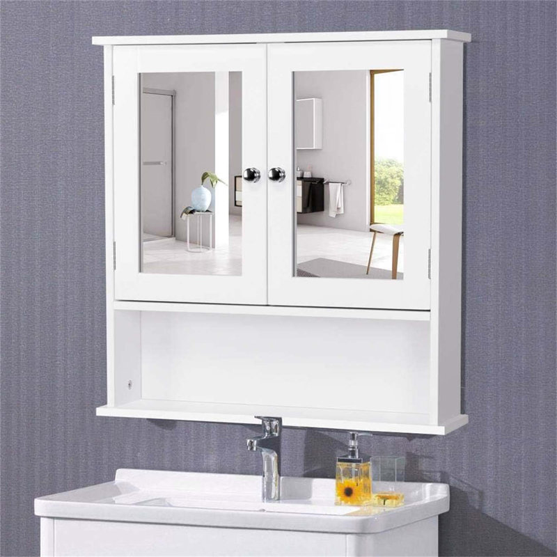 Compact Bathroom Cabinet Bathroom Cabinet, White