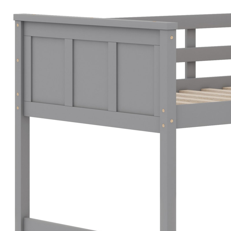 Bunk Bed With Desk, Grey