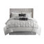 Ensemble d'édredon touffeté 7 pièces gris très grand-117517650-117517645