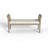Cotton Upholstered Bench