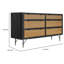 Commode 4 tiroirs l 61 po Indianola