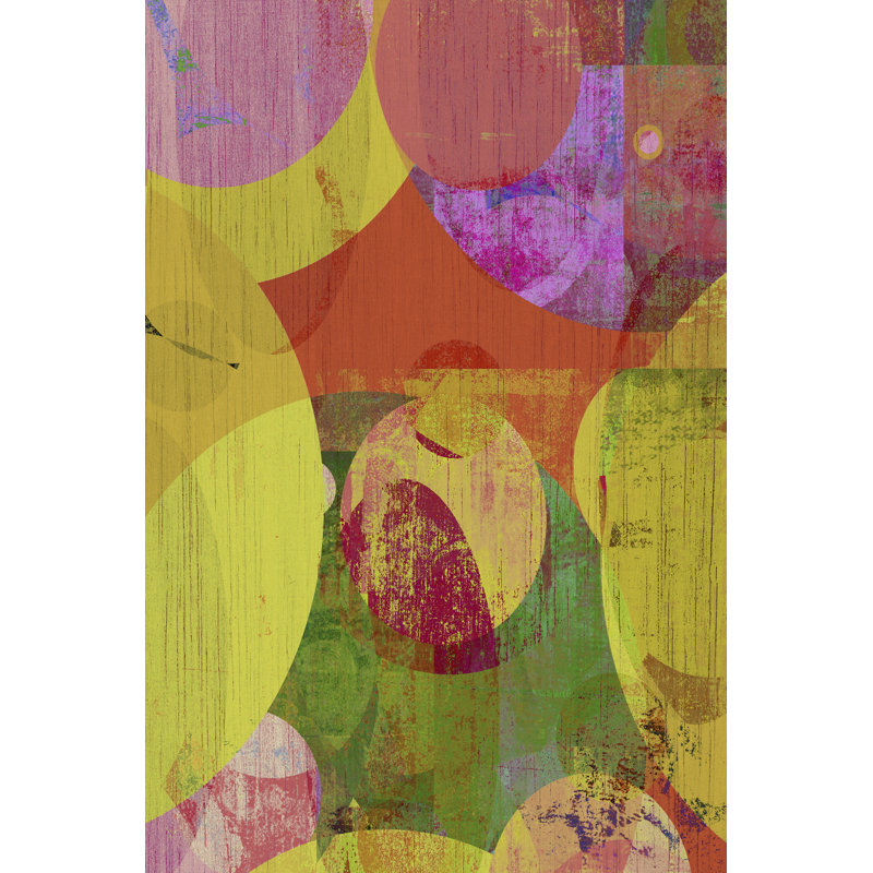 Vibrant Ellipses II 1 Piece Wrapped Canvas Wall Art, 76cm H x 51cm W x 3.8cm D