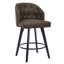 Tabourets de bar à hauteur de comptoir, tabouret de bar pivotant avec dossier-47779495