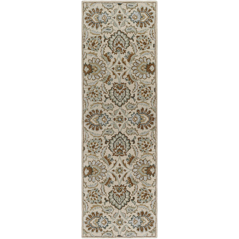 Agam Wool Geometric Indoor Rug, Runner 2'6" x 8'