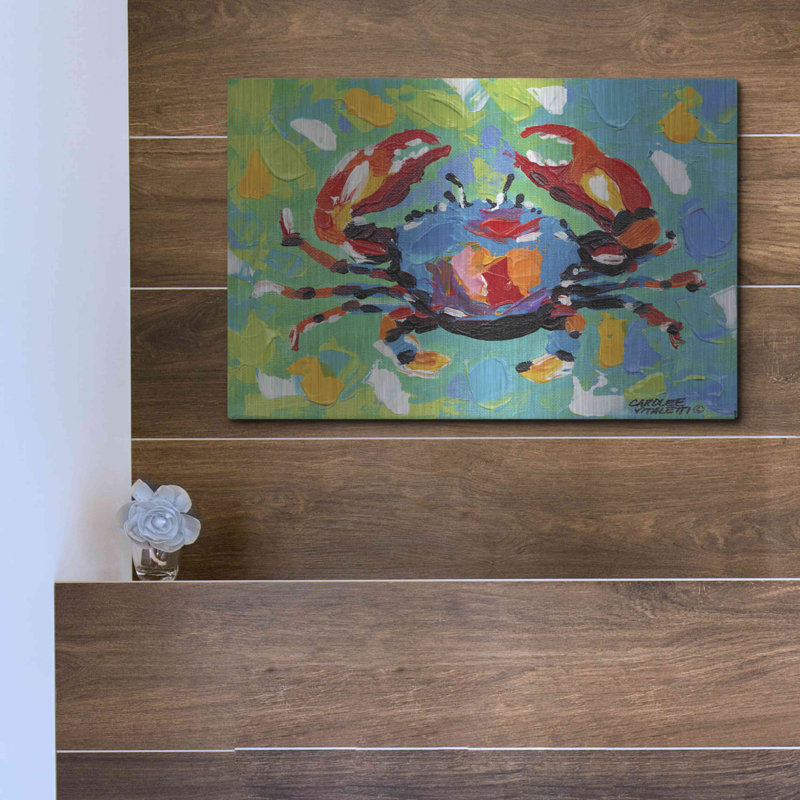 «Seaside Crab I» par Carolee Vitaletti, H 12 po x l 16 po