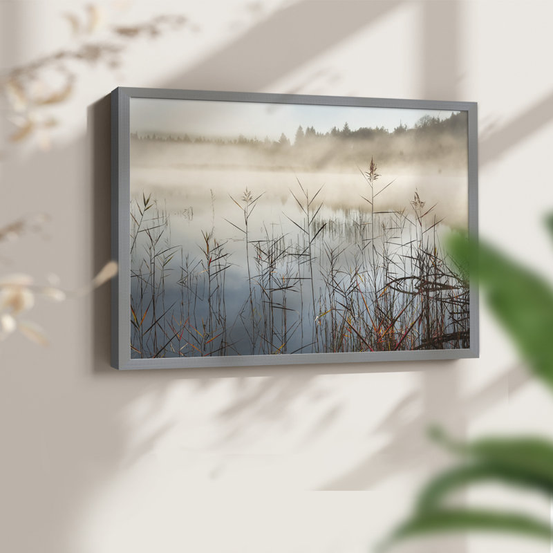 Early Rise -Framed Print - Restickable, H 16 po x l 20 po, Gris
