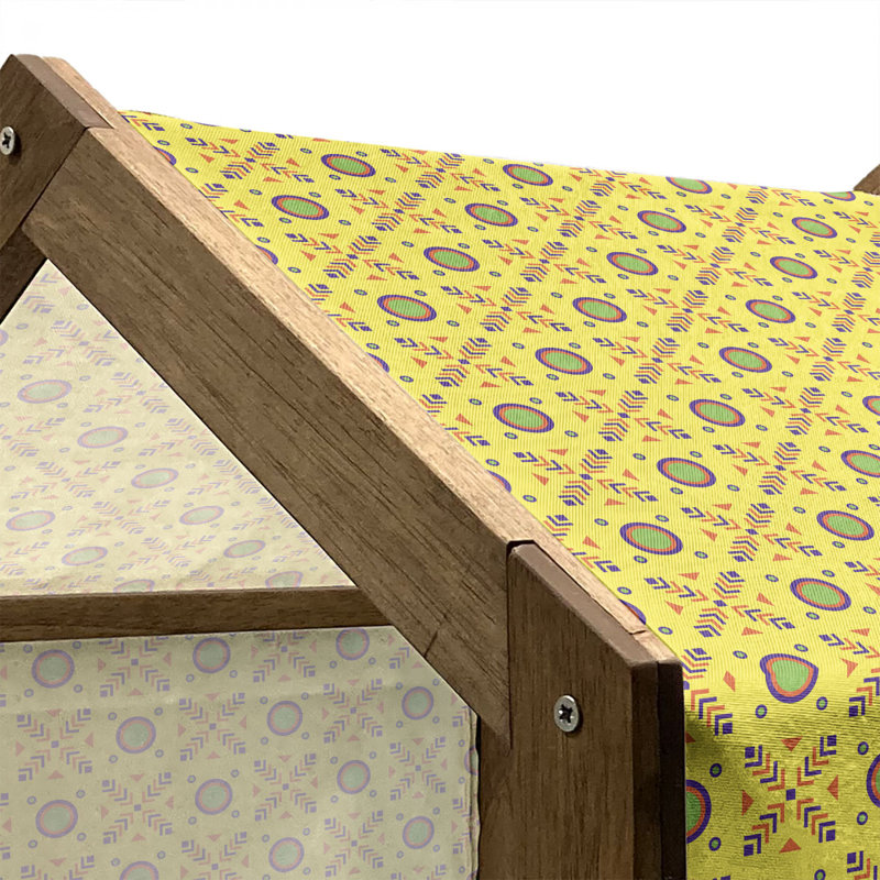 Niche pour chien en bois, H 25,59 po x l 29,53 po x P 21,65 po