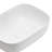 17.91 In. Vessel Rectangular Oval Ceramic Art Bathroom Sink In White