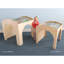 Maisonnette en bois manufacturé 2,39 pi x 2,39 po nature read retreat