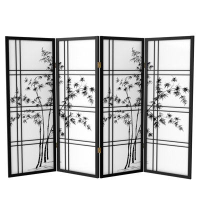 Keitez 48" H Bamboo Tree Shoji Screen