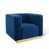 Velours bleu marine est en rupture de stock