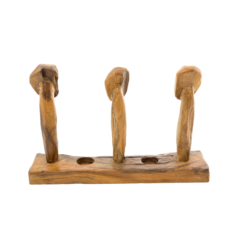 Wood Tabletop / Centrepiece Candelabra
