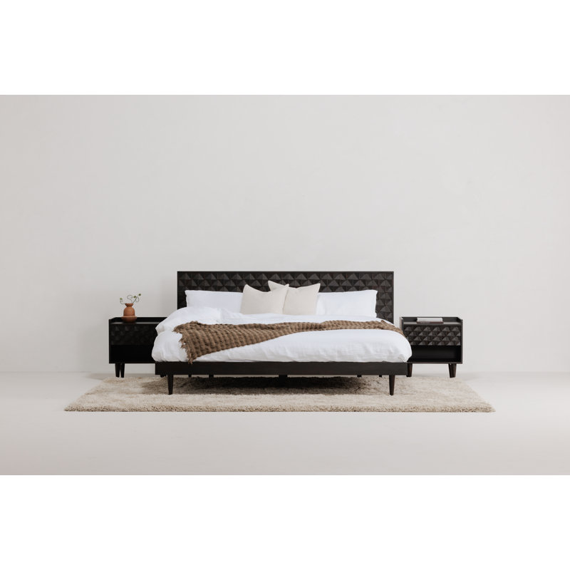 Pablo Bed, Black, King