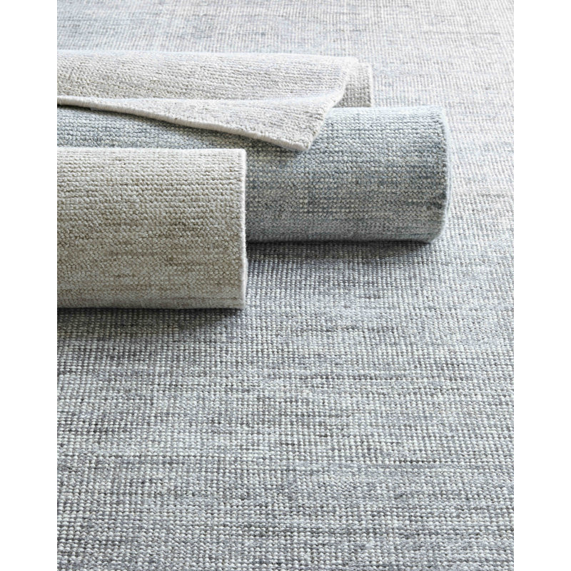 Catalina Hand-Loomed Synthetic Gray Area Rug, Rectangle 12' x 15'