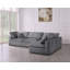 Canapé modulaire de coin modulaire réversible de 119 po de largeur Burrows-58627302