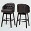Tabouret de bar pivotant de 30,62 po Alice-20238975