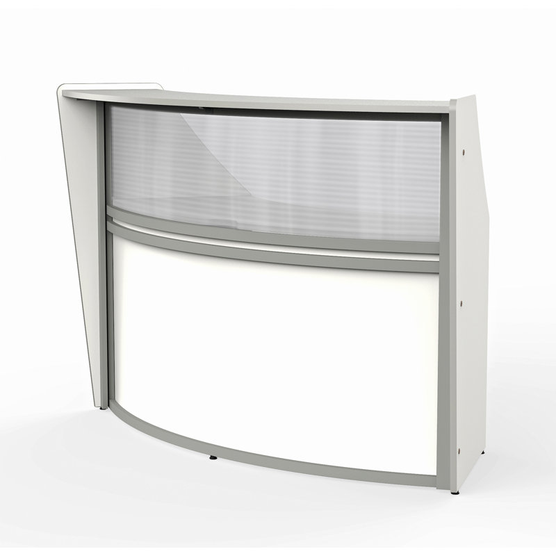 Synthetic Laminate Reception Desk, White