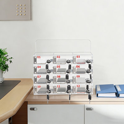 12 Slot Cell Phone Storage Box