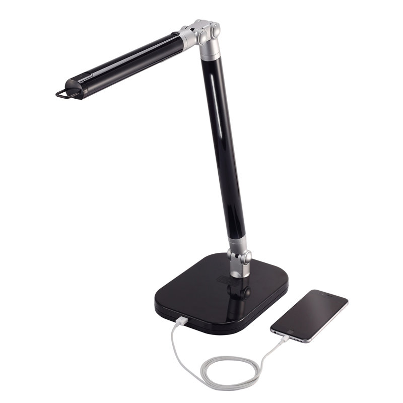 Lampe de bureau 19 po Wylie, Noir