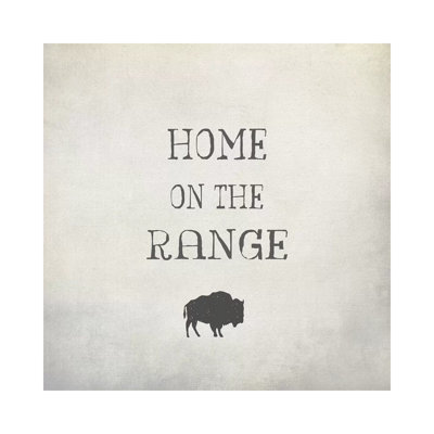 Home On The Range by Graffi*Tee Studios - Wrapped Canvas Print